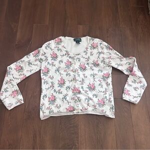Lauren Ralph Lauren Floral Cardigan